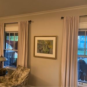 Velvet Drapes Ivory 96LX 48W / 4 panels sold individually